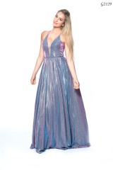 One of our blue boutique cocktail dresses from the gurbani 2023 collection
