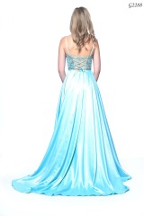 aqua blue dress from a permier prom dresses shop in swansea