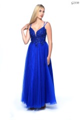 woman in a royal blue dress, great option for those looking for boutique cocktail dresses